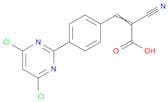 2-Propenoic acid, 2-cyano-3-[4-(4,6-dichloro-2-pyrimidinyl)phenyl]-