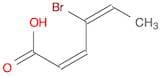 2,4-Hexadienoic acid, 4-bromo-, (Z,E)-