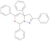 7H-Pyrazolo[1,5-c][1,3]oxazine, 3,3a-dihydro-2,3a,5,7-tetraphenyl-