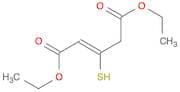 2-Pentenedioic acid, 3-mercapto-, diethyl ester, (Z)-