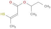 2-Butenoic acid, 3-mercapto-, 1-methylpropyl ester, (Z)-