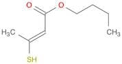 2-Butenoic acid, 3-mercapto-, butyl ester, (E)-
