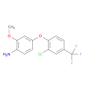 Benzenamine, 4-[2-chloro-4-(trifluoromethyl)phenoxy]-2-methoxy-
