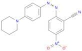 Benzonitrile, 5-nitro-2-[[4-(1-piperidinyl)phenyl]azo]-