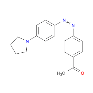 Ethanone, 1-[4-[[4-(1-pyrrolidinyl)phenyl]azo]phenyl]-