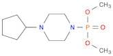 Phosphonic acid, (4-cyclopentyl-1-piperazinyl)-, dimethyl ester