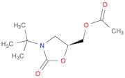 2-Oxazolidinone, 5-[(acetyloxy)methyl]-3-(1,1-dimethylethyl)-, (S)-