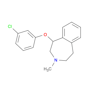 1H-3-Benzazepine, 1-(3-chlorophenoxy)-2,3,4,5-tetrahydro-3-methyl-