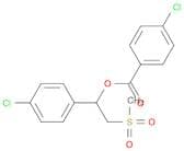 Benzoic acid, 4-chloro-, 1-(4-chlorophenyl)-2-(methylsulfonyl)ethyl ester