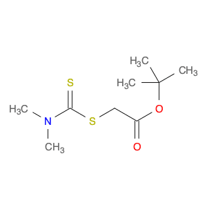 Acetic acid, [[(dimethylamino)thioxomethyl]thio]-, 1,1-dimethylethyl ester