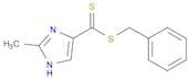 1H-Imidazole-4-carbodithioic acid, 2-methyl-, phenylmethyl ester