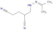 Pentanedinitrile, 2-[[(1-methylethylidene)hydrazino]methyl]-
