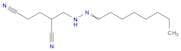 Pentanedinitrile, 2-[(octylidenehydrazino)methyl]-