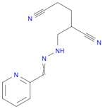 Pentanedinitrile, 2-[[(2-pyridinylmethylene)hydrazino]methyl]-