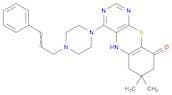 5H-Pyrimido(4,5-b)(1,4)benzothiazin-9(6H)-one, 7,8-dihydro-7,7-dimethyl-4-(4-(3-phenyl-2-propenyl)…