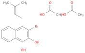 1,2-Naphthalenediol, 3-bromo-4-(3-methyl-2-butenyl)-, diacetate