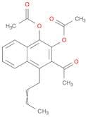 Ethanone, 1-[3,4-bis(acetyloxy)-1-(2-butenyl)-2-naphthalenyl]-