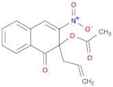 1(2H)-Naphthalenone, 2-(acetyloxy)-3-nitro-2-(2-propenyl)-
