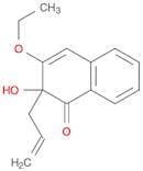 1(2H)-Naphthalenone, 3-ethoxy-2-hydroxy-2-(2-propenyl)-