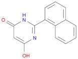 6-Hydroxy-2-(naphthalen-1-yl)pyrimidin-4(1H)-one