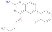 Pyrido[3,2-d]pyrimidin-2-amine, 4-butoxy-6-(2-fluorophenyl)-