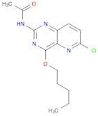 N-(6-Chloro-4-(pentyloxy)pyrido[3,2-d]pyrimidin-2-yl)acetamide