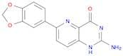 Pyrido[3,2-d]pyrimidin-4(1H)-one, 2-amino-6-(1,3-benzodioxol-5-yl)-