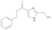 1H-Imidazole-4-carbodithioic acid, 2-ethyl-, phenylmethyl ester