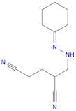 Pentanedinitrile, 2-[(cyclohexylidenehydrazino)methyl]-