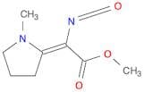 Acetic acid, isocyanato(1-methyl-2-pyrrolidinylidene)-, methyl ester, (Z)-