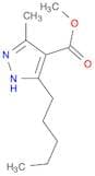 1H-Pyrazole-4-carboxylic acid, 3-methyl-5-pentyl-, methyl ester