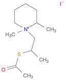 Piperidinium, 1-[2-(acetylthio)propyl]-1,2-dimethyl-, iodide