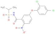Benzamide, 5-(2,4-dichlorophenoxy)-N-[(1-methylethyl)sulfonyl]-2-nitro-