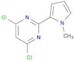 Pyrimidine, 4,6-dichloro-2-(1-methyl-1H-pyrrol-2-yl)-