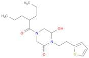 Piperazinone, 6-hydroxy-4-(1-oxo-2-propylpentyl)-1-[2-(2-thienyl)ethyl]-