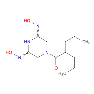 2,6-Piperazinedione, 4-(1-oxo-2-propylpentyl)-, 2,6-dioxime