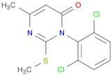 3-(2,6-Dichlorophenyl)-6-methyl-2-(methylthio)pyrimidin-4(3H)-one