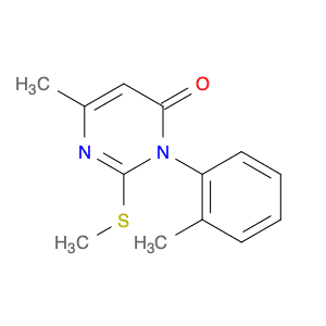 6-Methyl-2-(methylthio)-3-(o-tolyl)pyrimidin-4(3H)-one