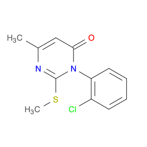 3-(2-Chlorophenyl)-6-methyl-2-(methylthio)pyrimidin-4(3H)-one