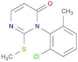 3-(2-Chloro-6-methylphenyl)-2-(methylthio)pyrimidin-4(3H)-one
