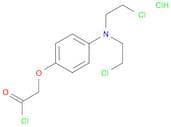 Acetyl chloride, [4-[bis(2-chloroethyl)amino]phenoxy]-, hydrochloride