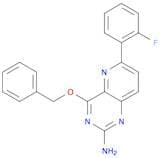 Pyrido[3,2-d]pyrimidin-2-amine, 6-(2-fluorophenyl)-4-(phenylmethoxy)-