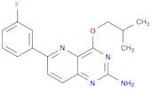 Pyrido[3,2-d]pyrimidin-2-amine, 6-(3-fluorophenyl)-4-(2-methylpropoxy)-