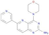 Pyrido[3,2-d]pyrimidin-2-amine, 4-(4-morpholinyl)-6-(3-pyridinyl)-
