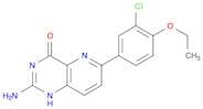 Pyrido[3,2-d]pyrimidin-4(1H)-one, 2-amino-6-(3-chloro-4-ethoxyphenyl)-