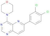 Pyrido[3,2-d]pyrimidine, 6-(3,4-dichlorophenyl)-4-(4-morpholinyl)-