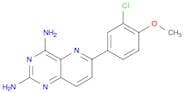 Pyrido[3,2-d]pyrimidine-2,4-diamine, 6-(3-chloro-4-methoxyphenyl)-