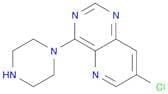 Pyrido[3,2-d]pyrimidine, 7-chloro-4-(1-piperazinyl)-