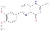 Pyrido[3,2-d]pyrimidin-4(1H)-one, 6-(3,4-dimethoxyphenyl)-2-methyl-