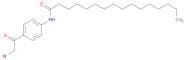 Hexadecanamide, N-[4-(bromoacetyl)phenyl]-